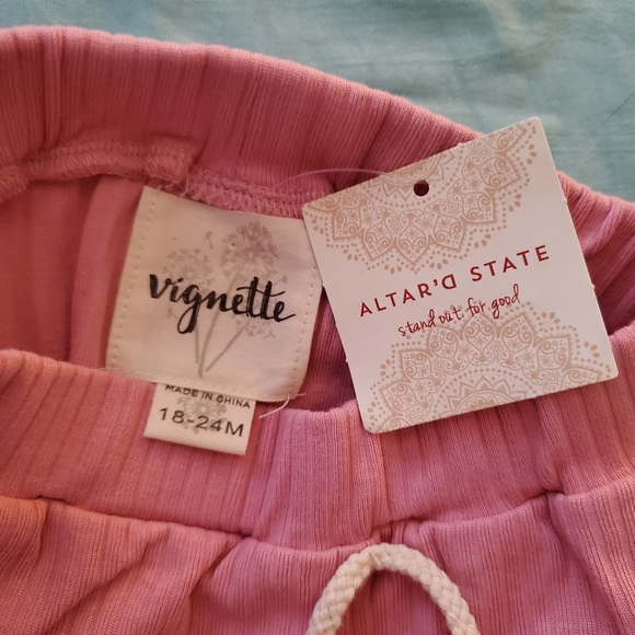 NWT Tullabee Altar'd State Karter Ribbed Bloomer in Rose Color 18-24 months - Picture 5 of 6